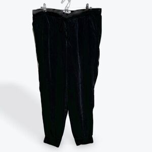 Nine West Black Chambray Jogger Pants